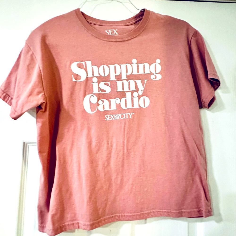 Shopping is my cardio tee